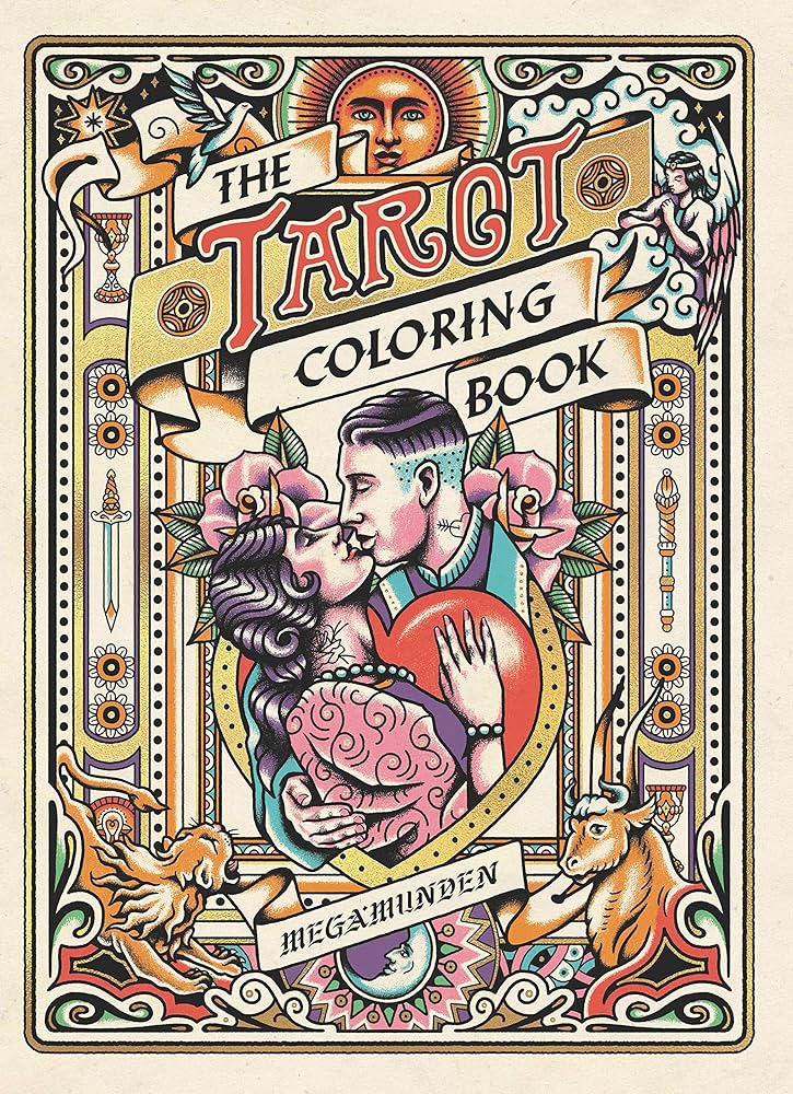 Tarot Coloring Book: A Personal Growth Coloring Journey cover image