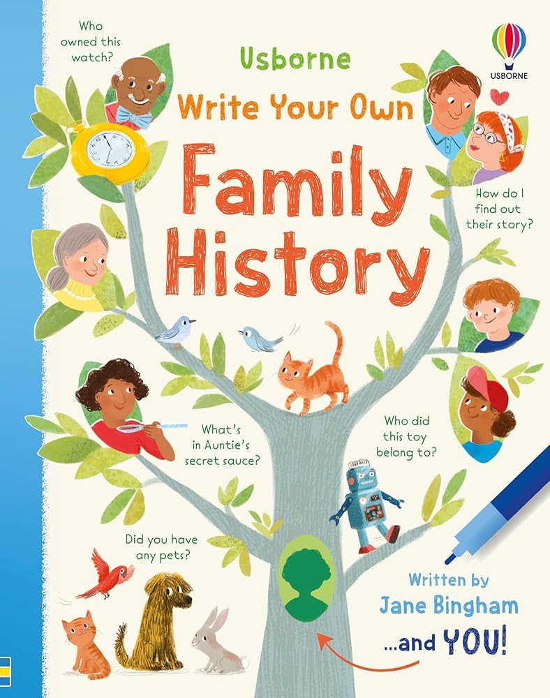 Write Your Own Family History: An Interactive Write-In Guided Journal for Kids Interviewing Family and Building Multi-Generational Understanding -- A Lovely Mother's Day Gift cover image