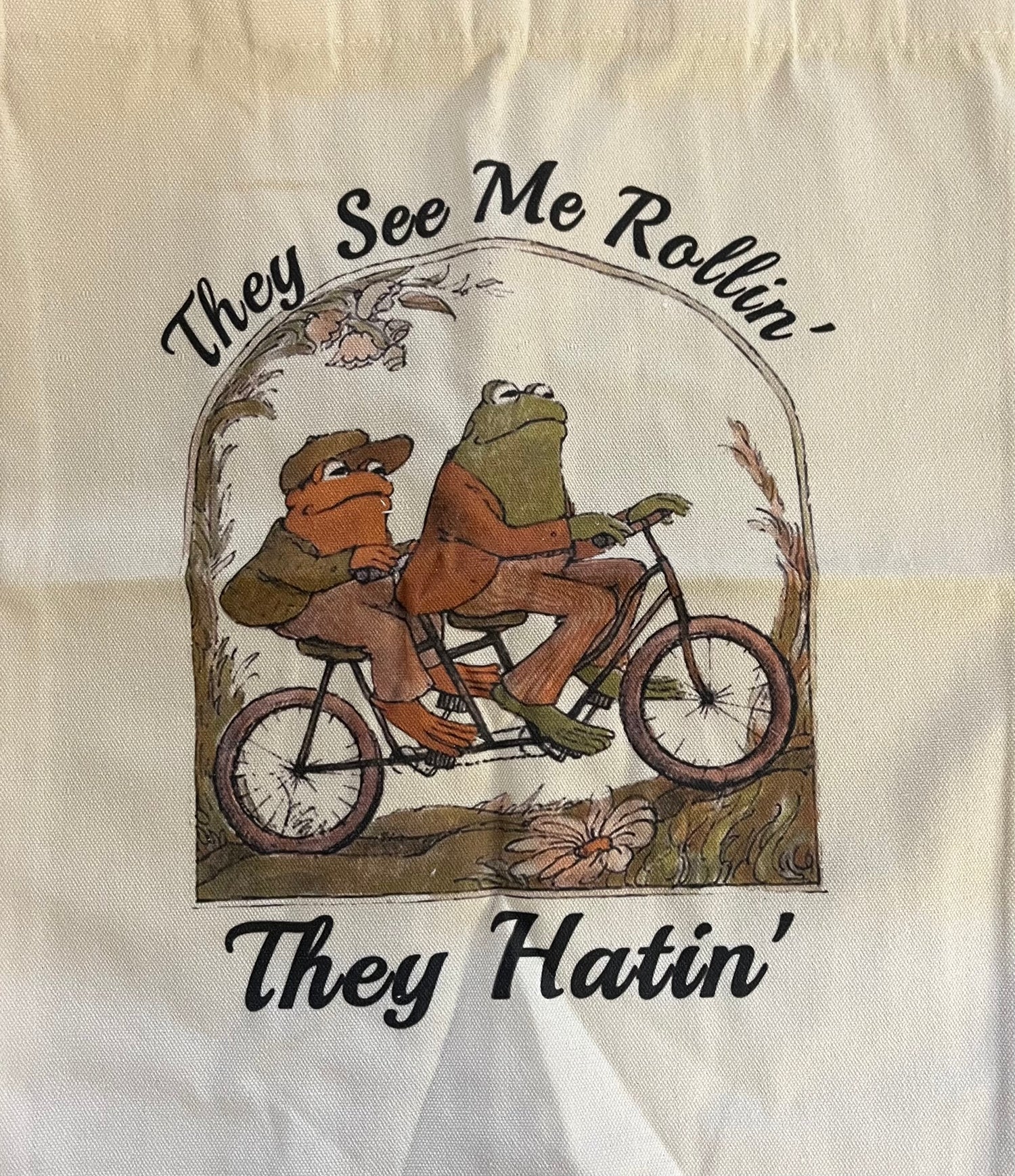 Frog and Toad Rollin Tote
