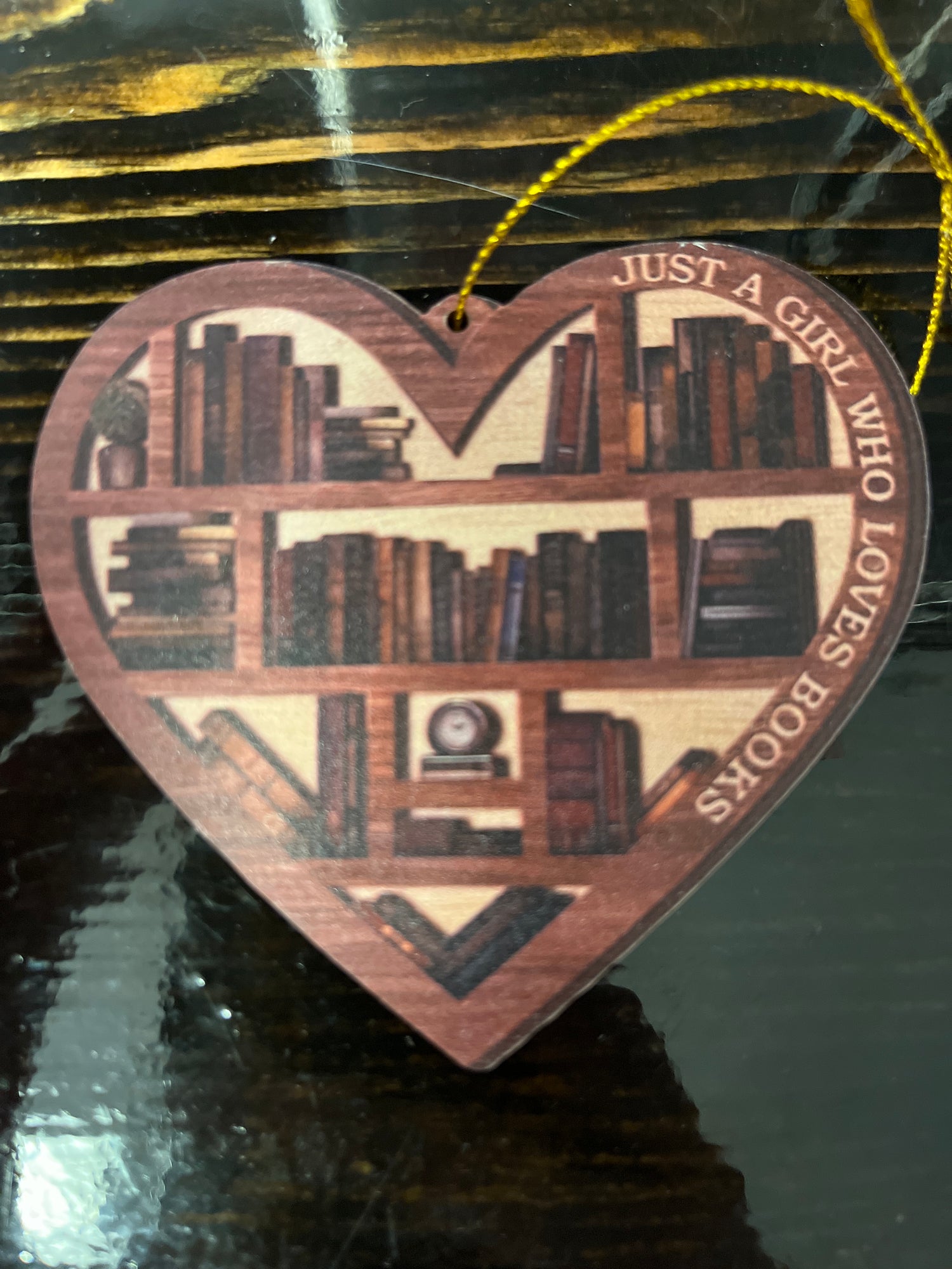 Just a Girl Who Loves Books Ornament