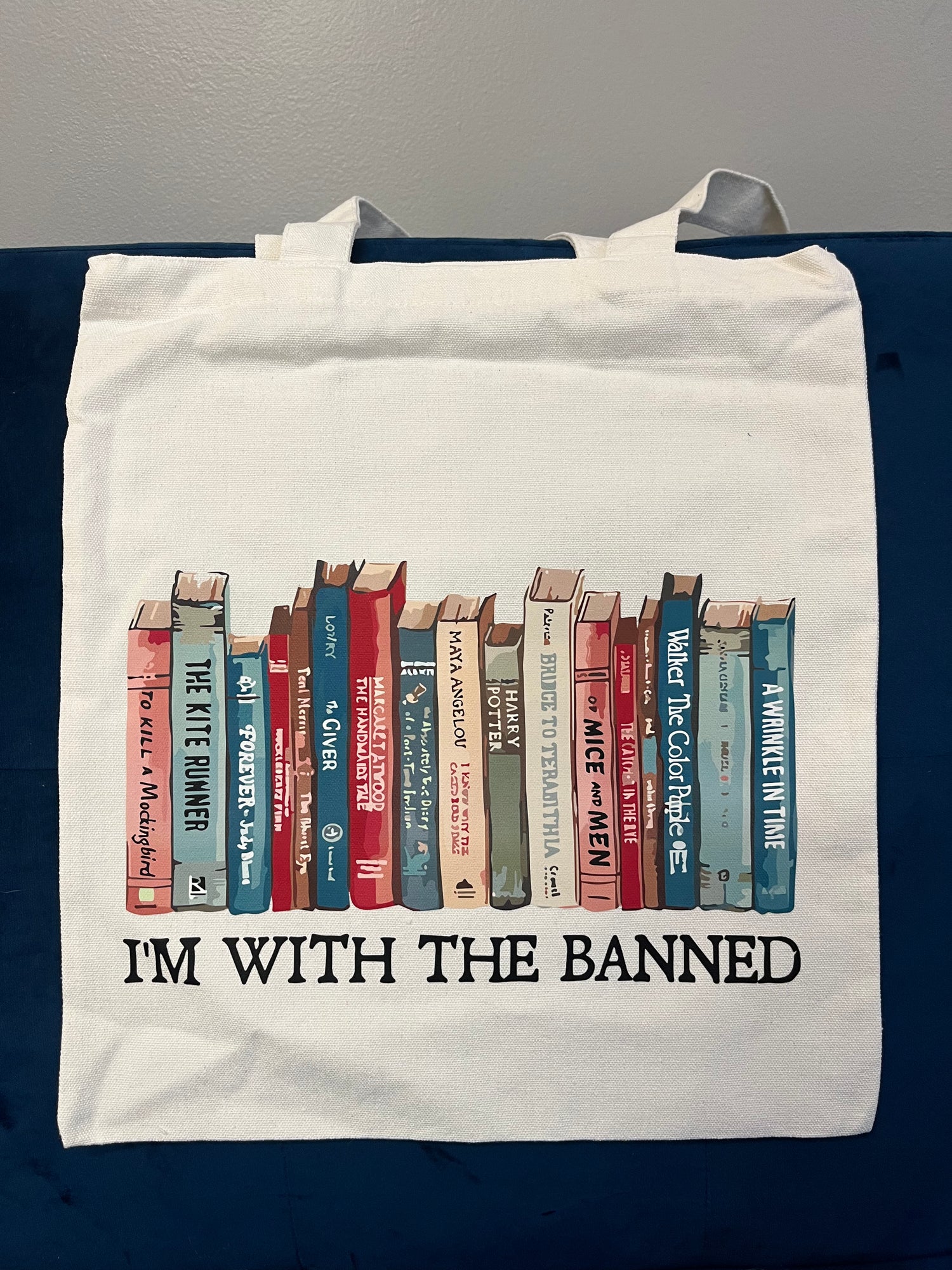 I’m With The Banned Tote Bag - White