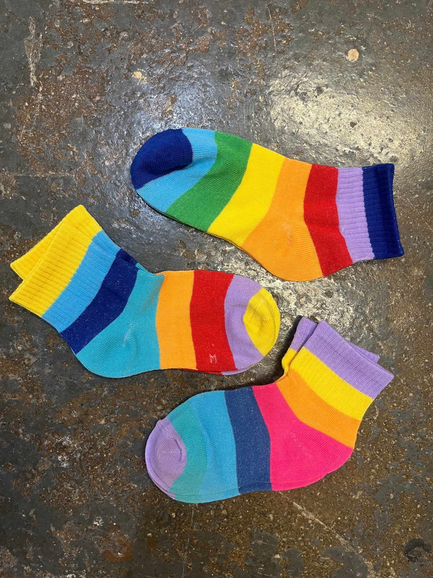 Rainbow Socks - Kids M (3-5y)