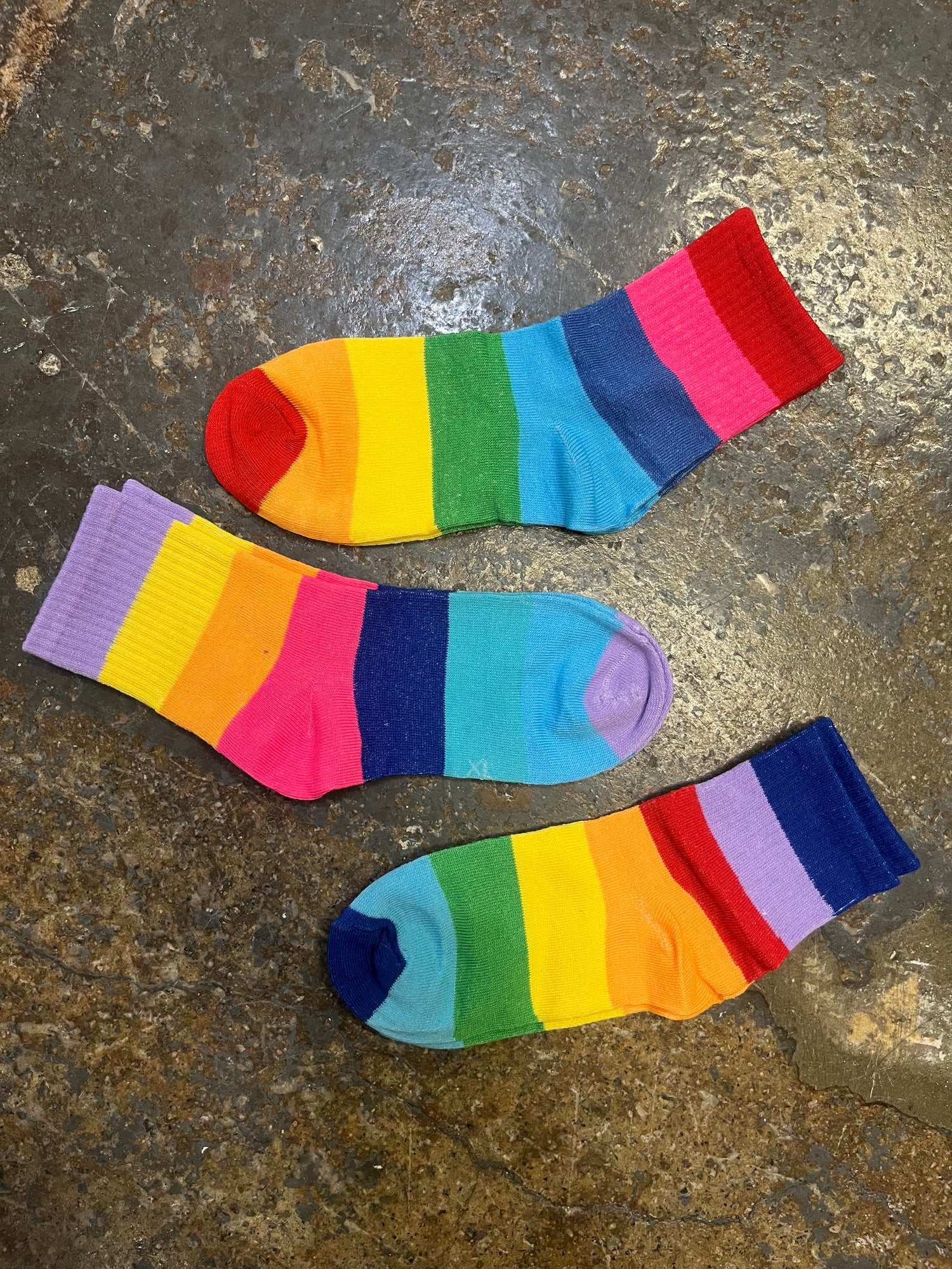 Rainbow Socks - Kids XL (8-12y)