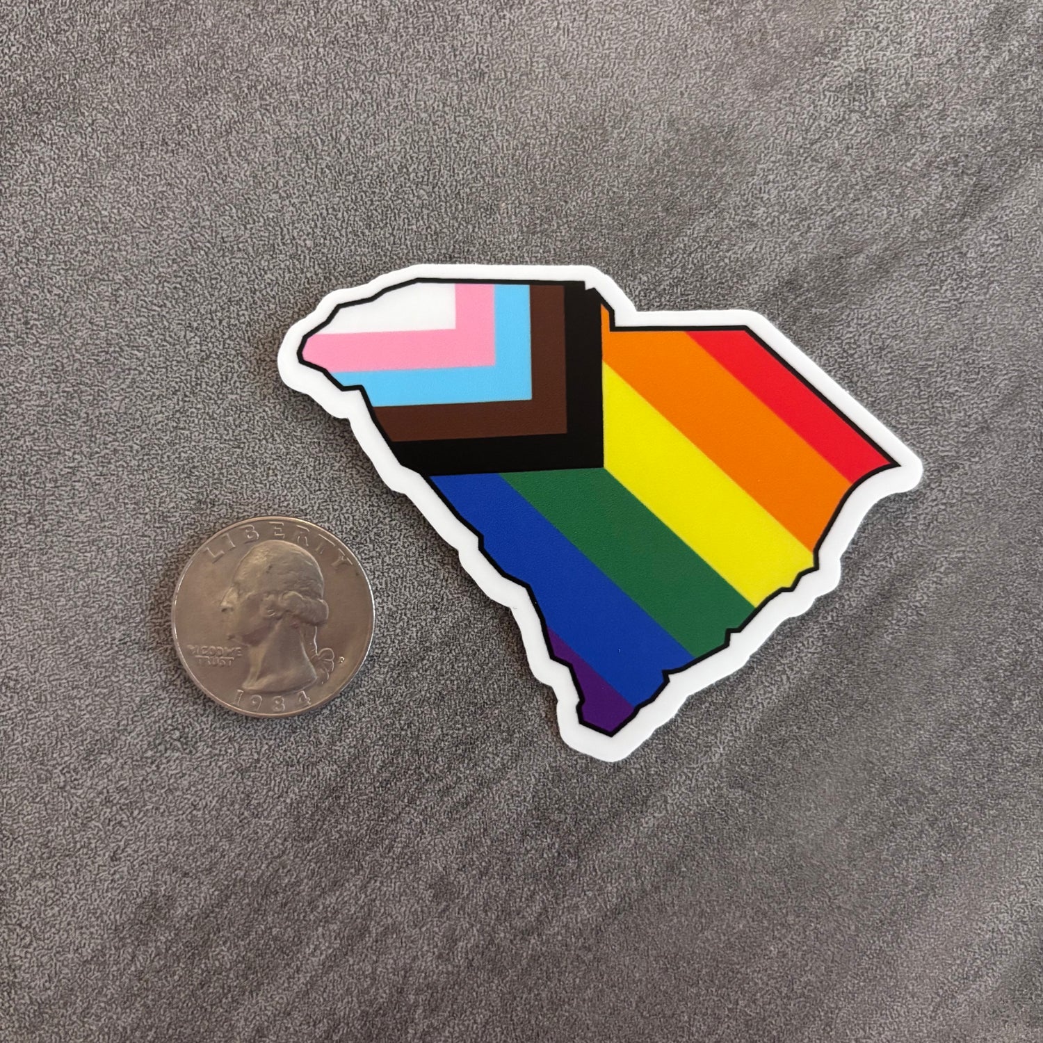 South Carolina Pride Vinyl Sticker
