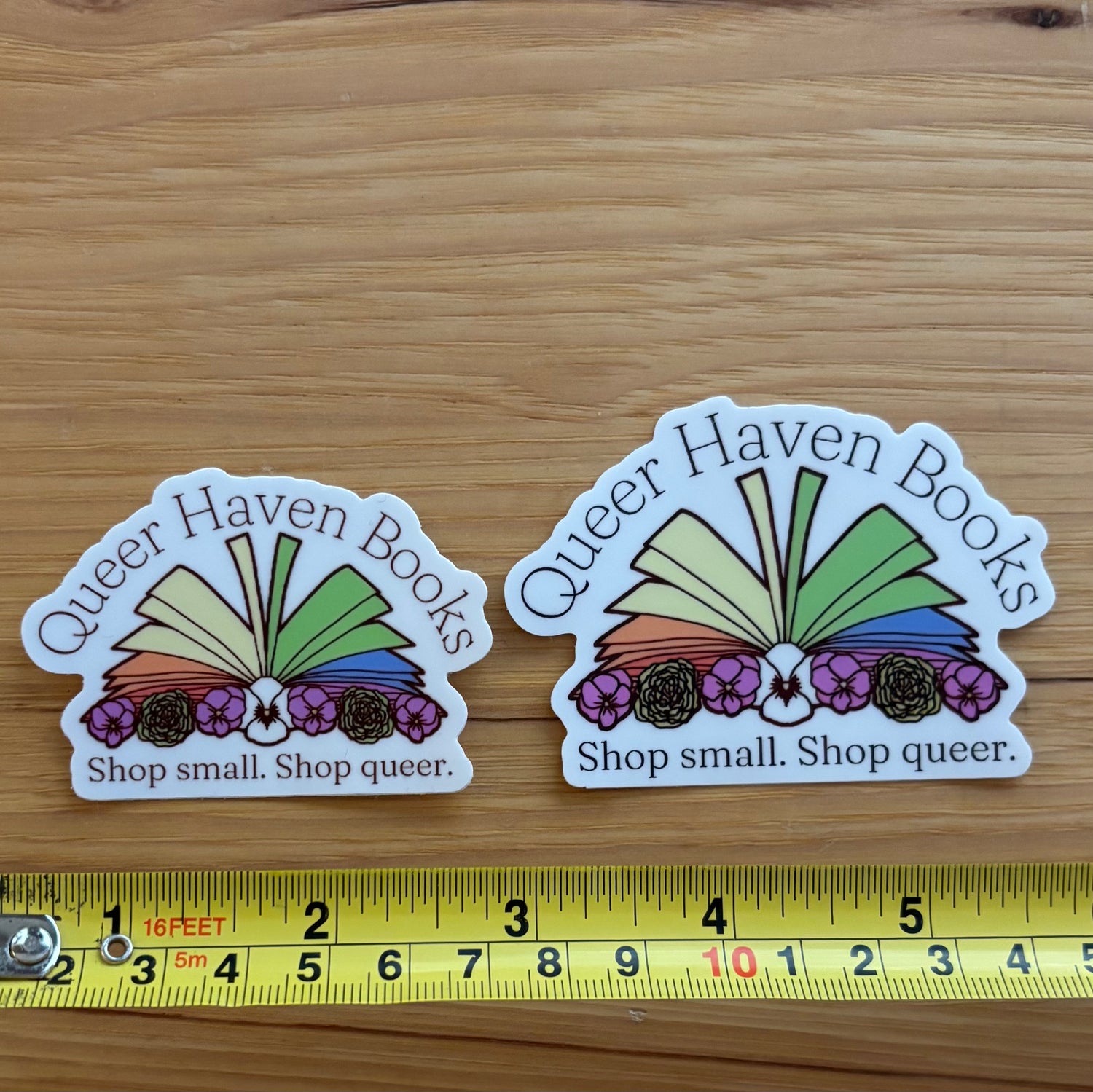 Queer Haven Books Vinyl Sticker