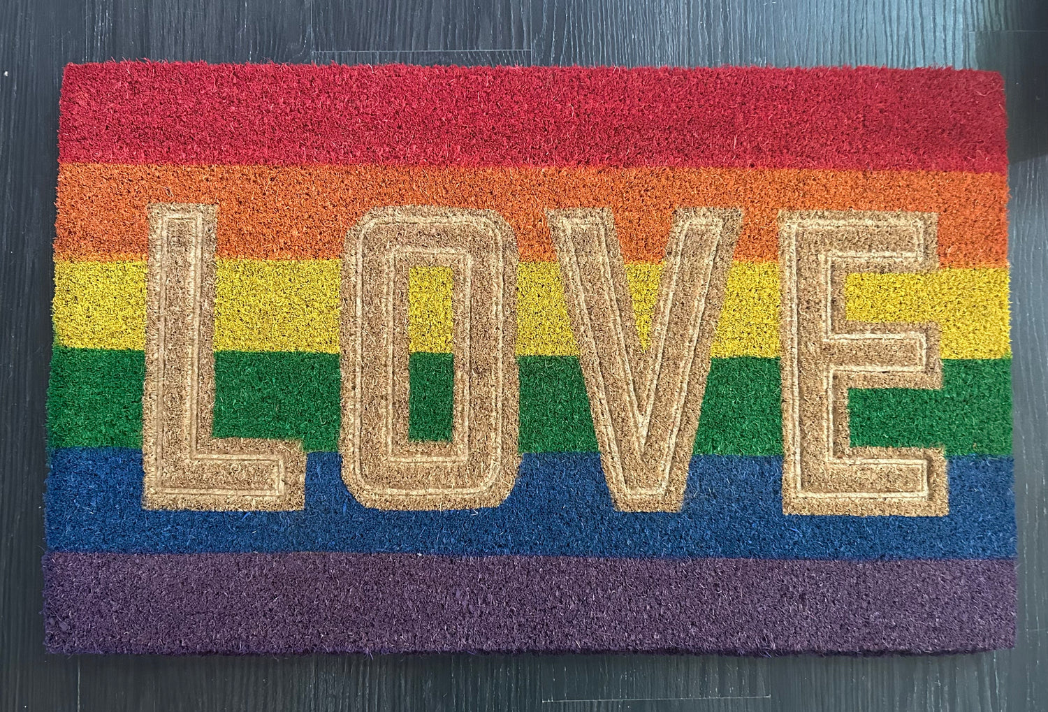 Pride Love Doormat