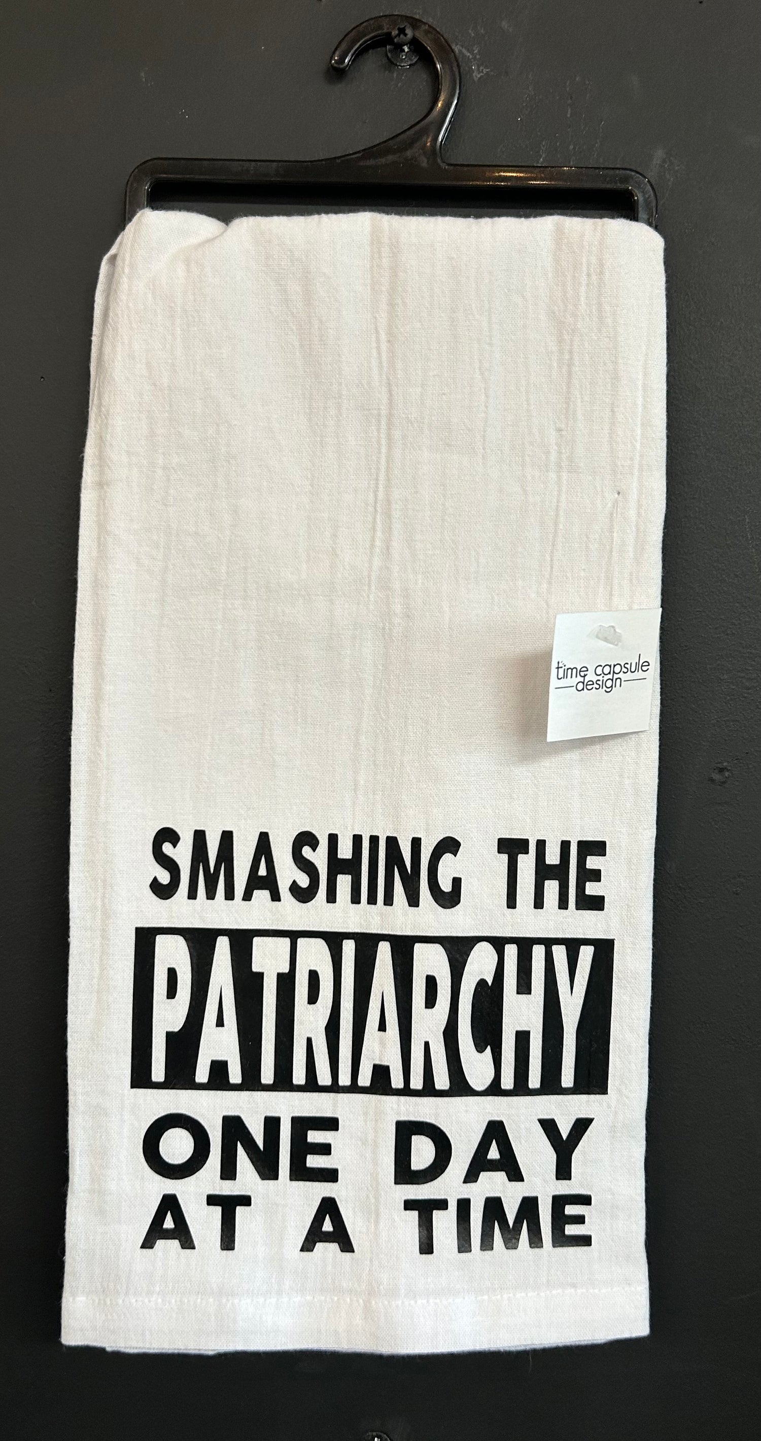 Smashing The Patriarchy One Day At A Time Single Decorative Kitchen Towel