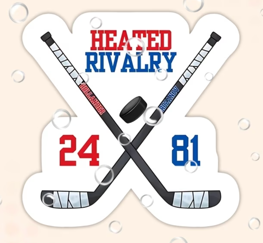 Heated Rivalry Hockey Sticks Sticker