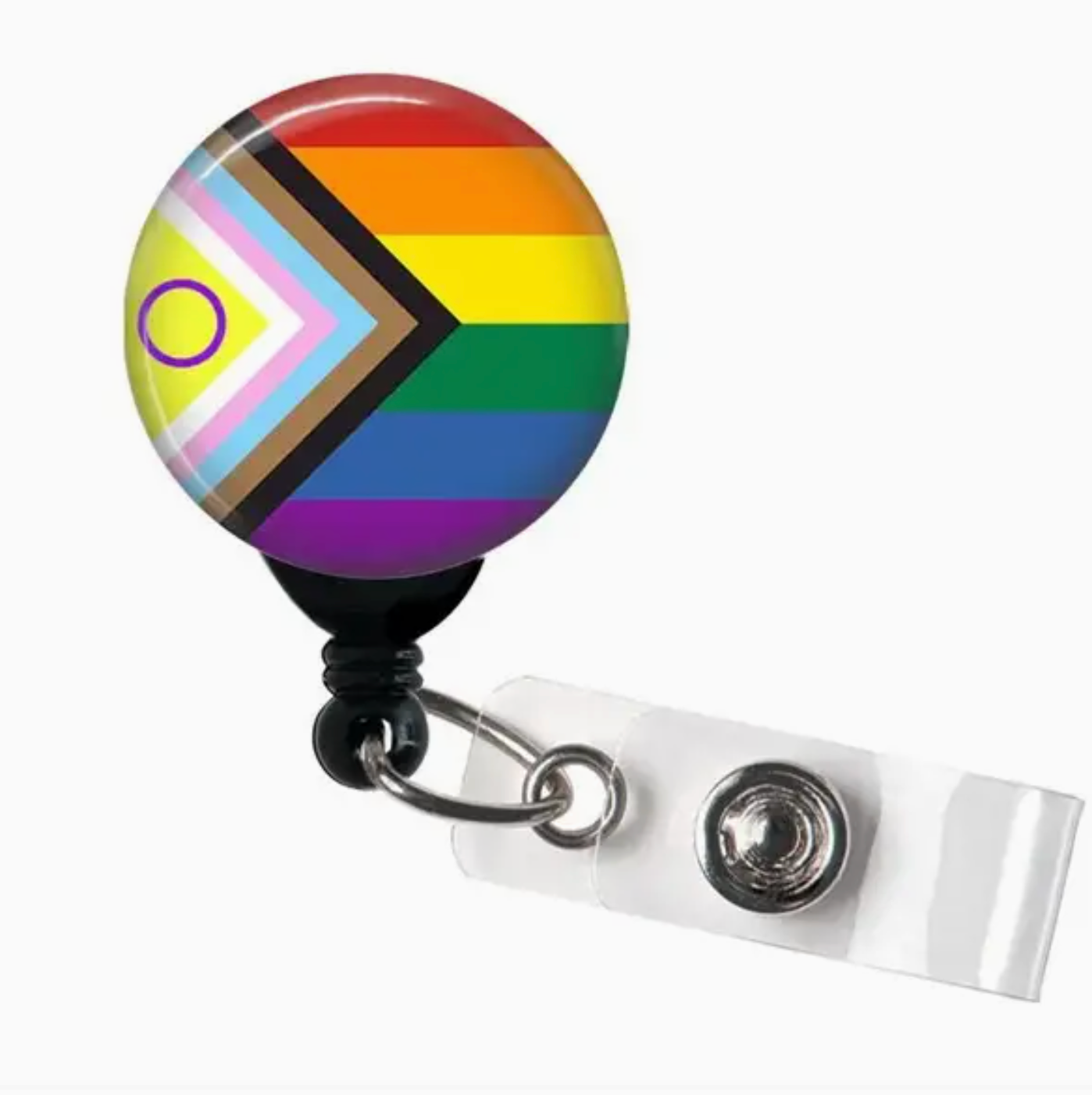 Intersex Progress Pride Flag Badge Reel