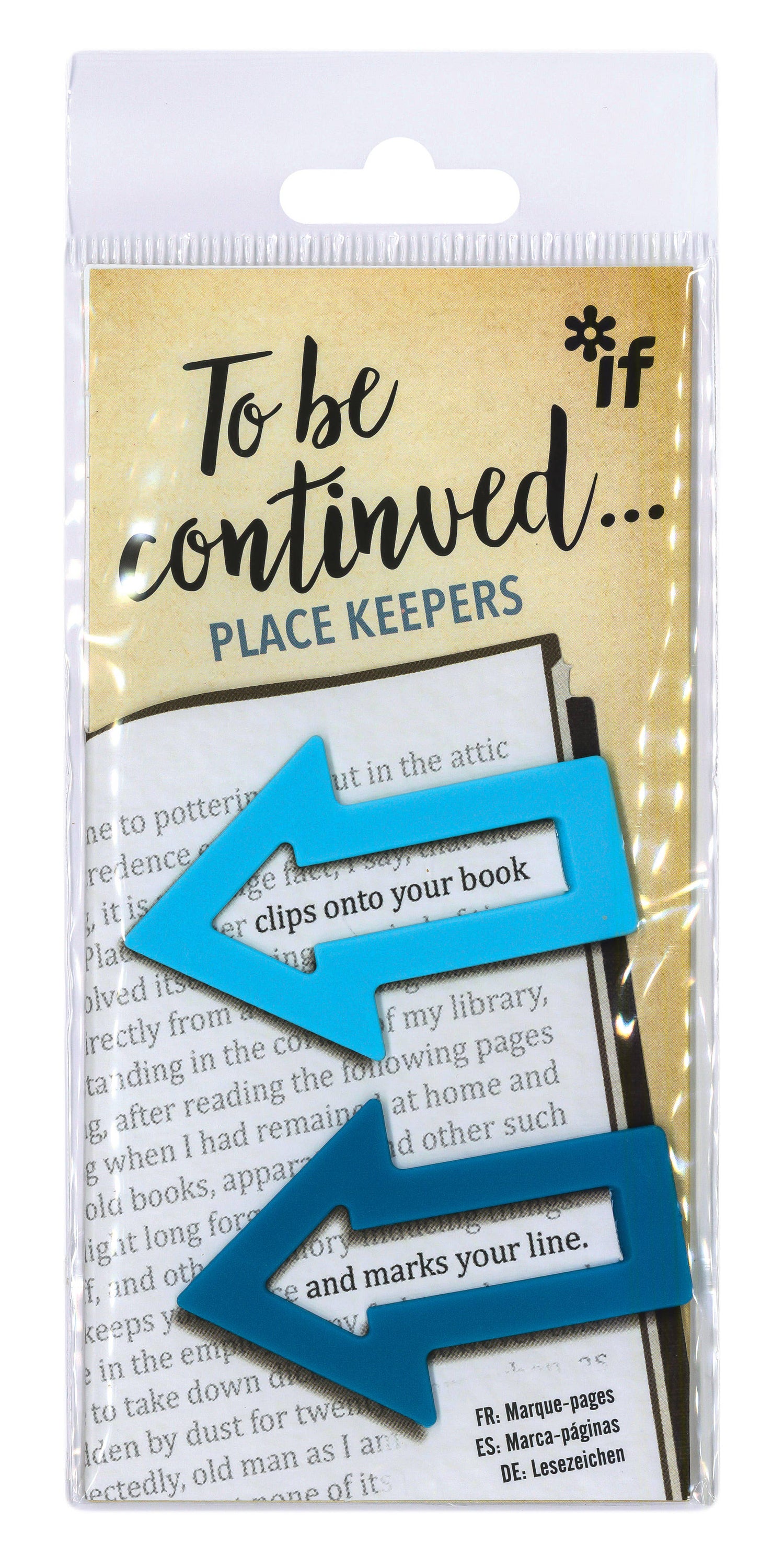 To Be Continued Place Keepers: Blue