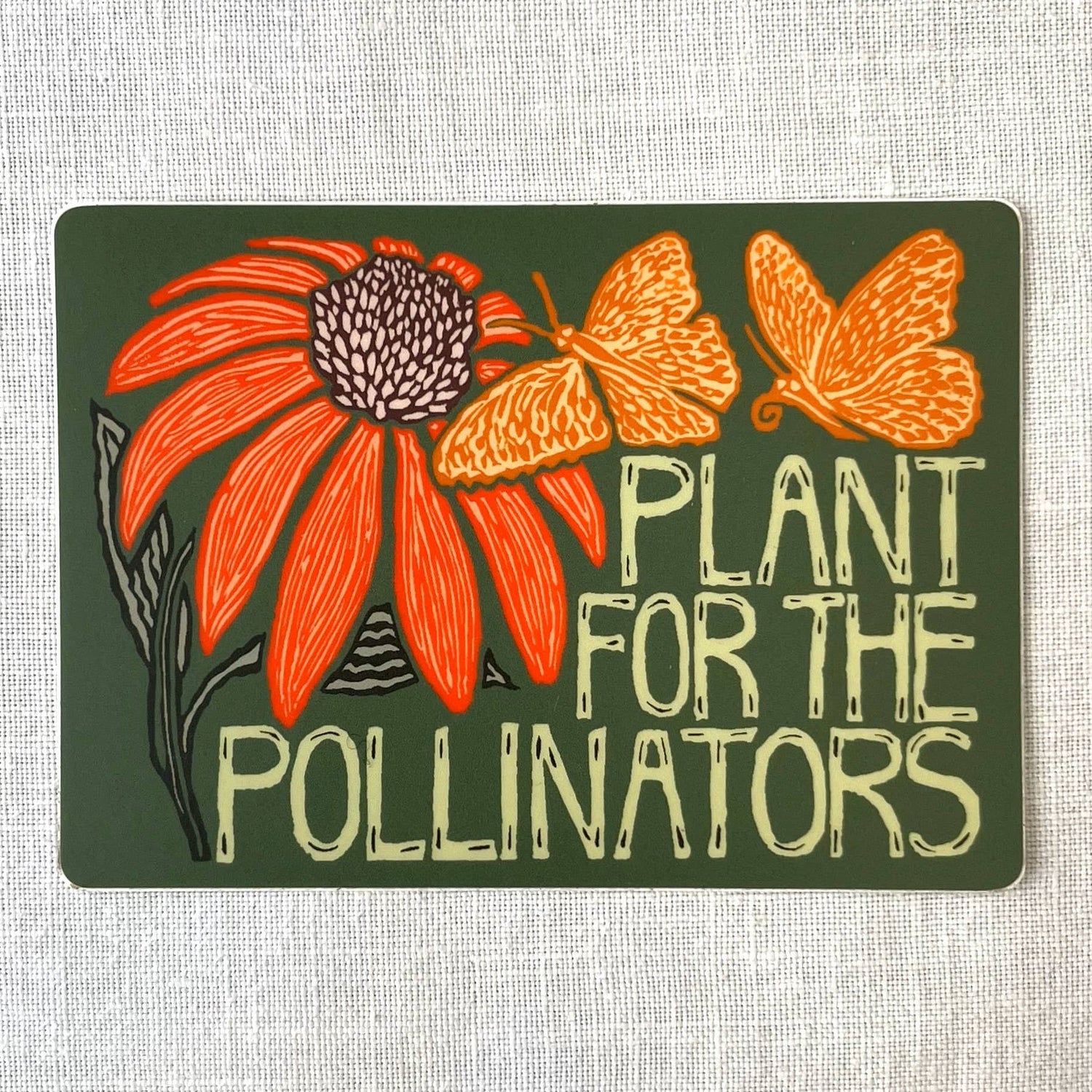 Plant for the Pollinators Sticker