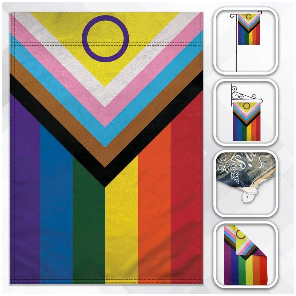 Inclusive Pride Garden Flag