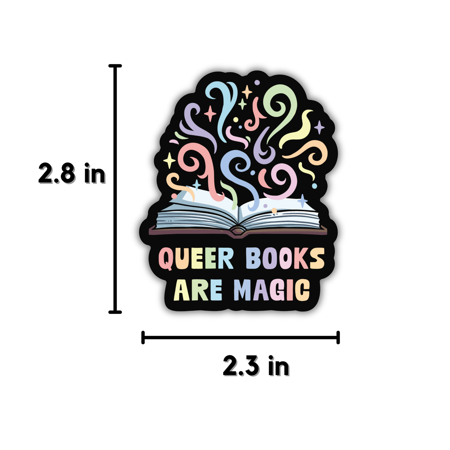Queer Books Are Magic Sticker