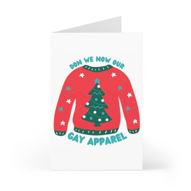 Don We Now Our Gay Apparel Greeting Card