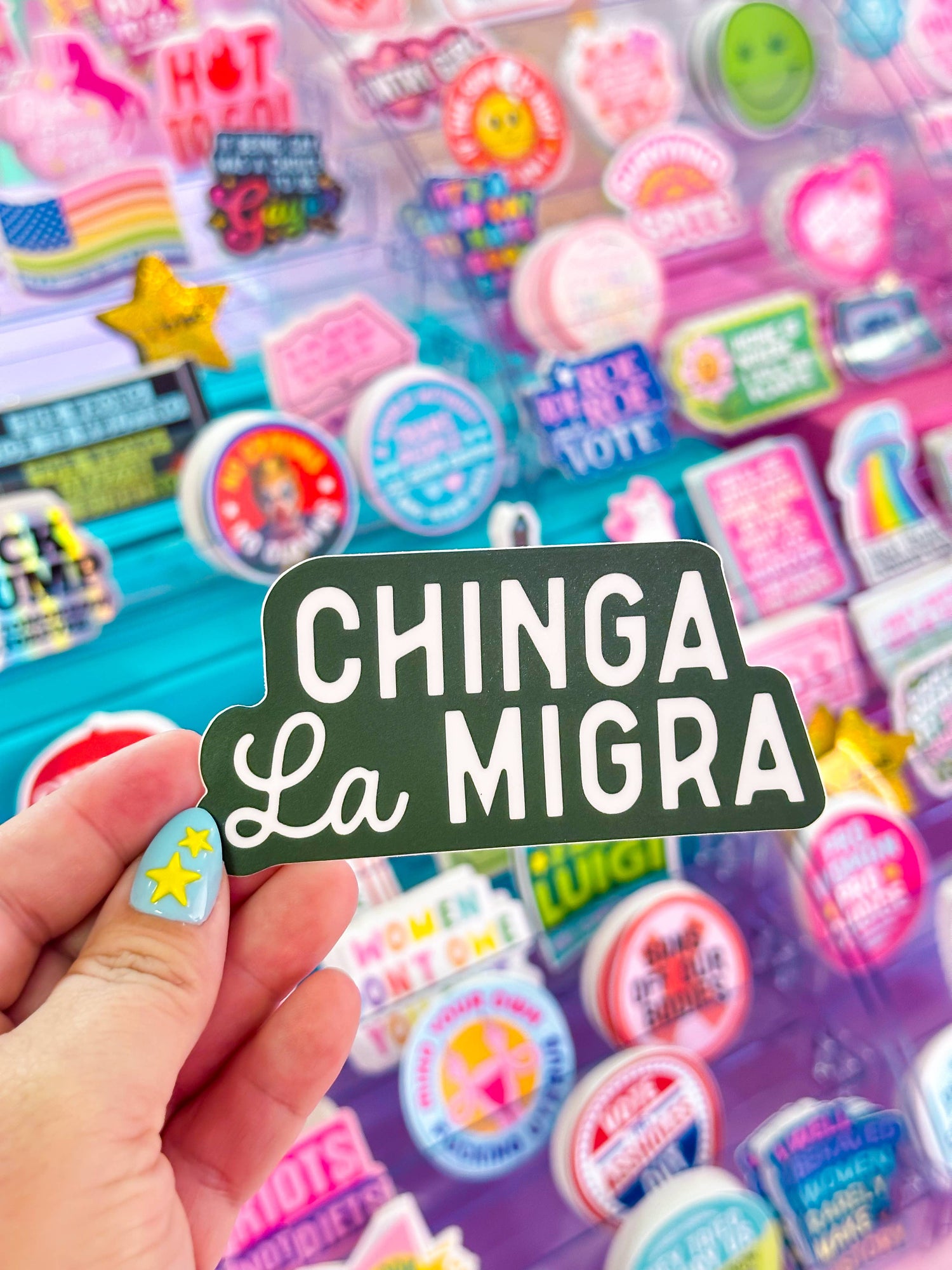 Chinga La Migra Sticker