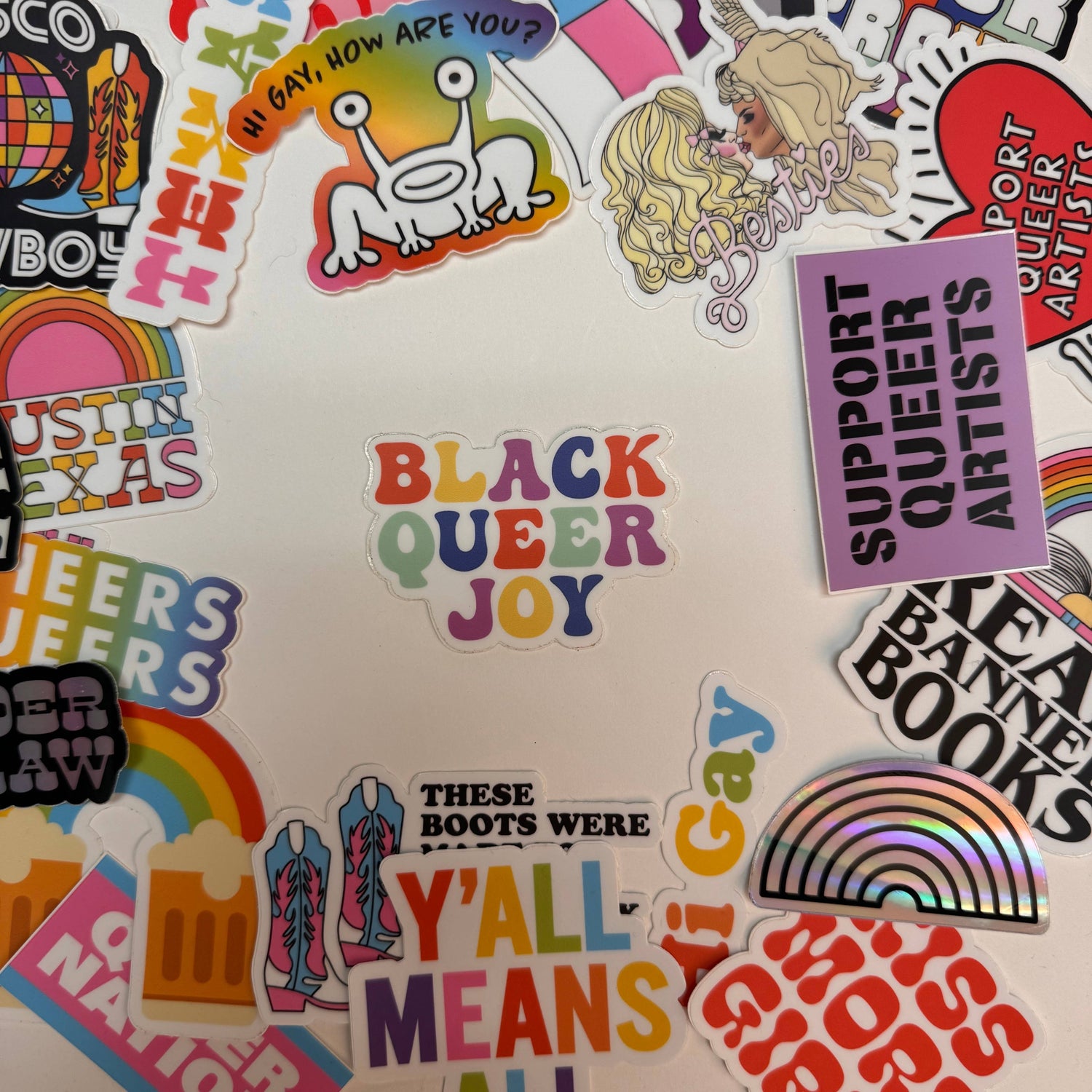 Black Queer Joy Sticker