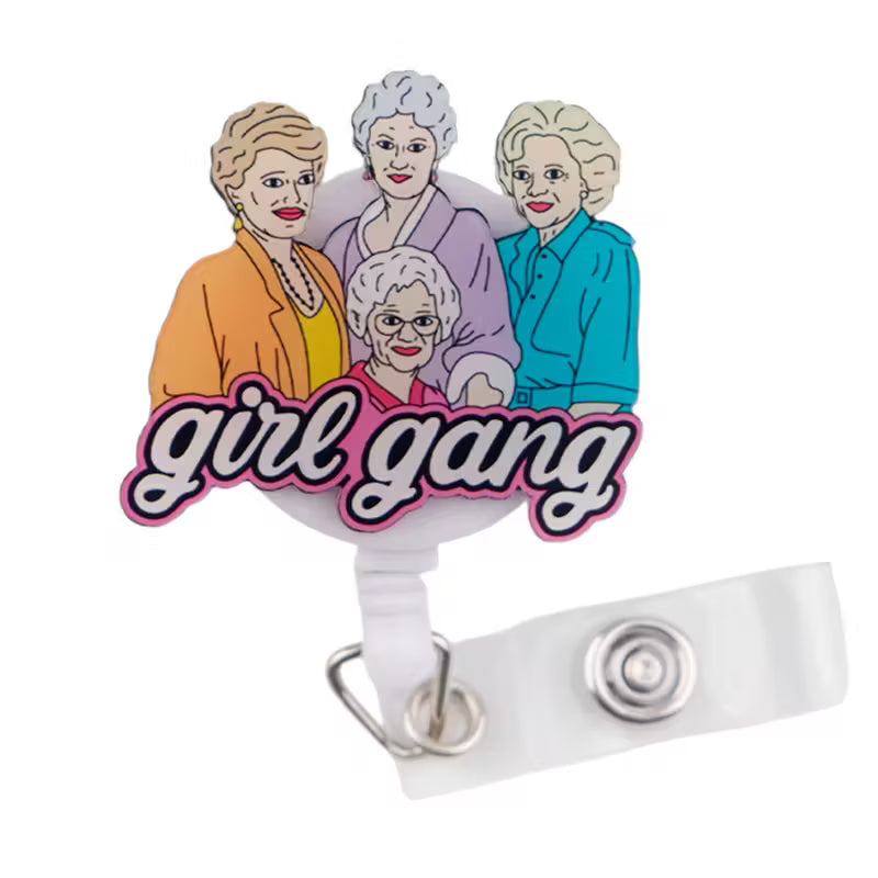 Girl Gang Badge Reel