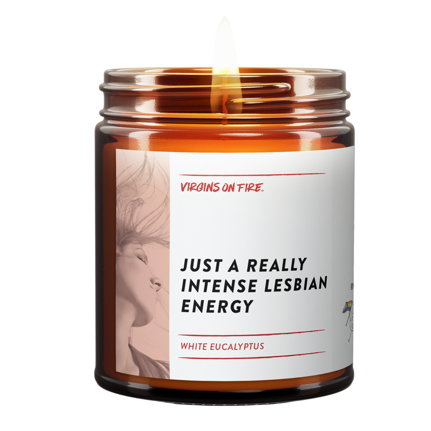 JUST A REALLY INTENSE LESBIAN ENERGY (Eucalyptus) Soy Candle