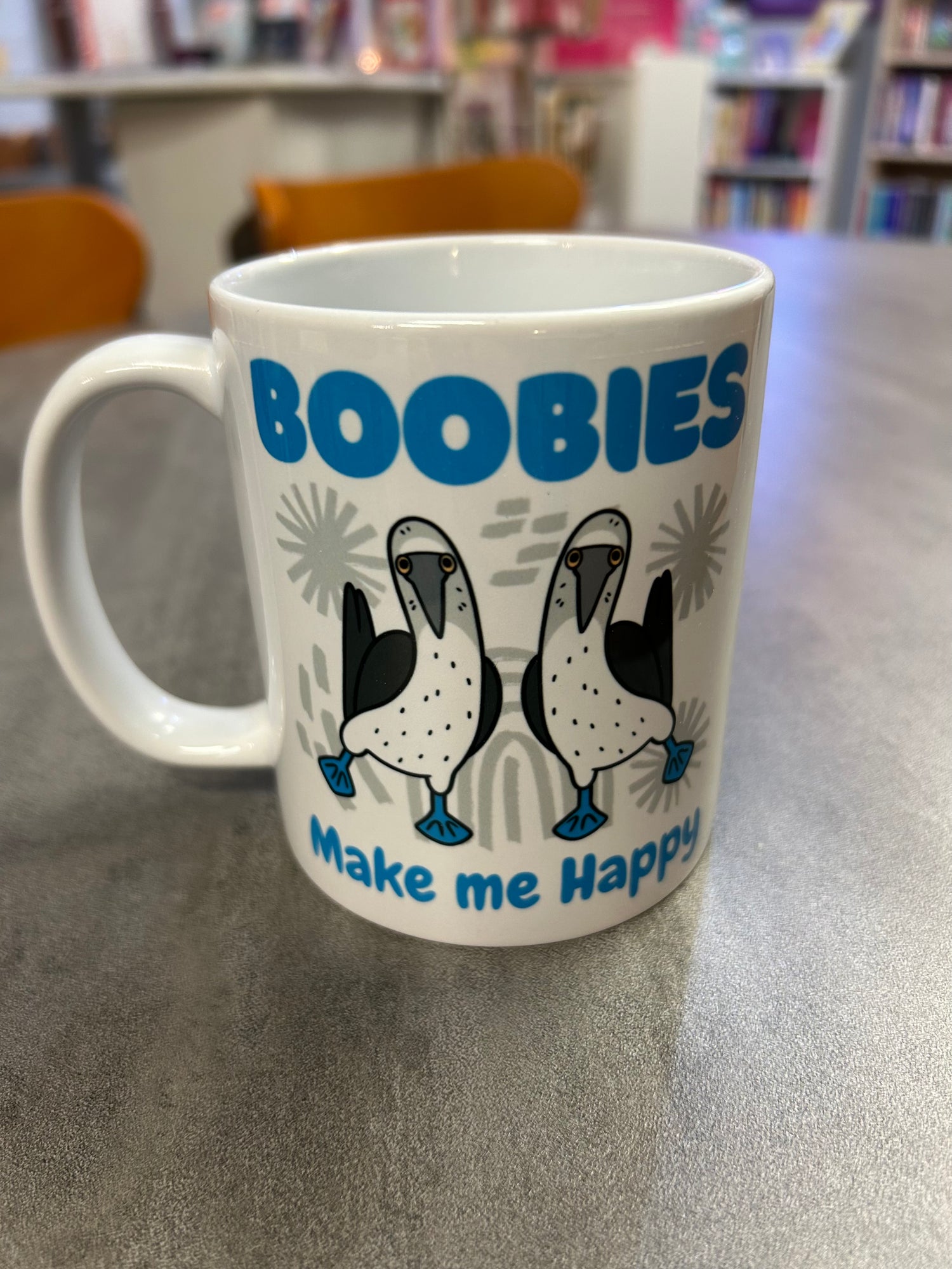 Boobies Make Me Happy Coffee Mug