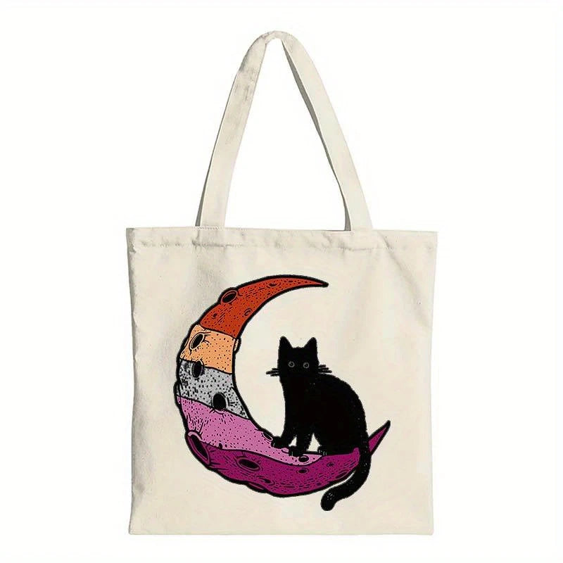 Lesbian Moon and Cat Tote