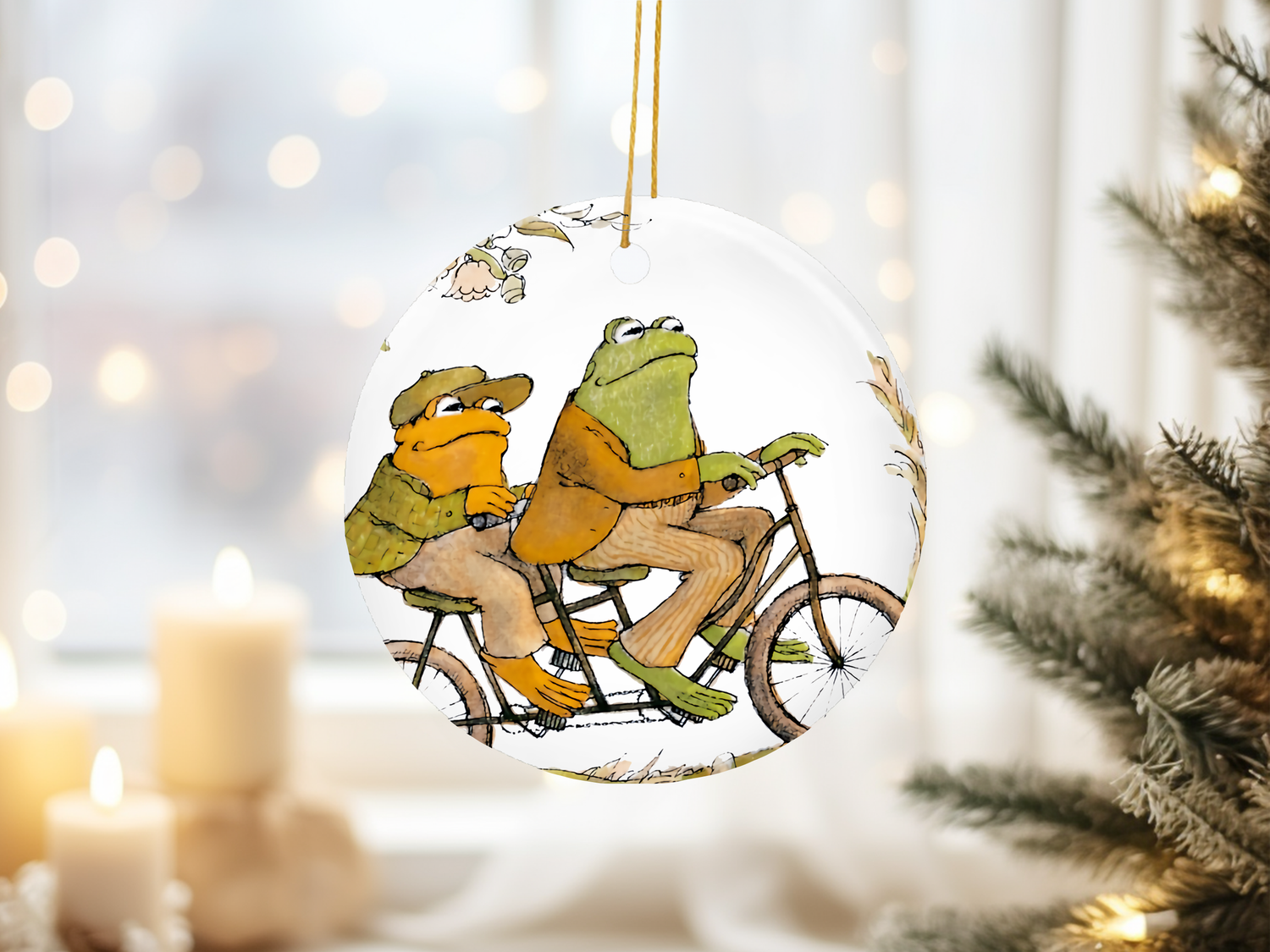 Frog And Toad Ornament