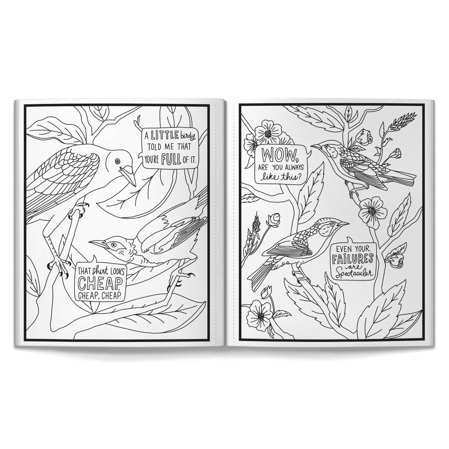 Brass Monkey Salty Birds Coloring Book