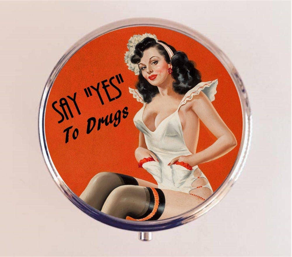 Say Yes to Drugs Pill Case
