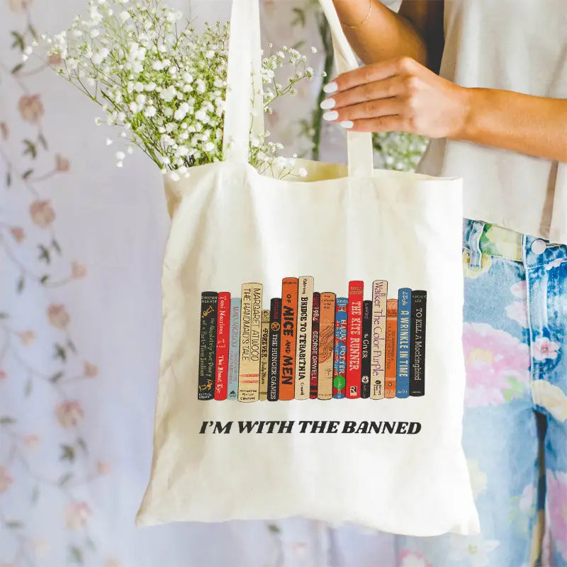 I’m With The Banned Tote Bag