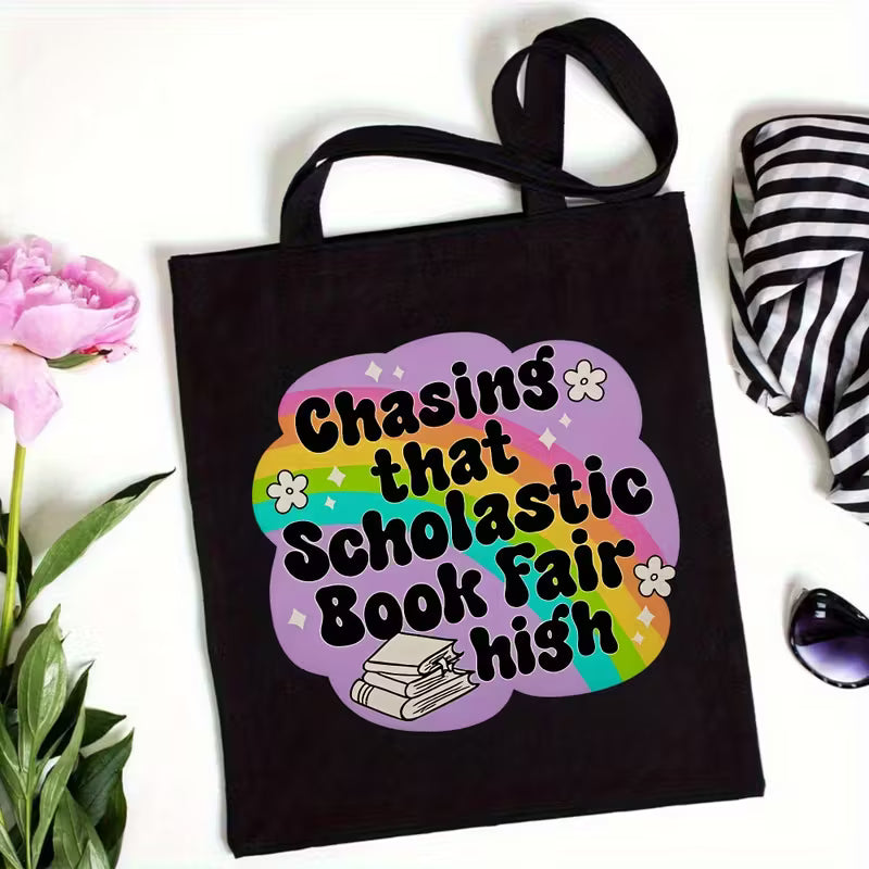 Chasing that Scholastic Book Fair High Tote