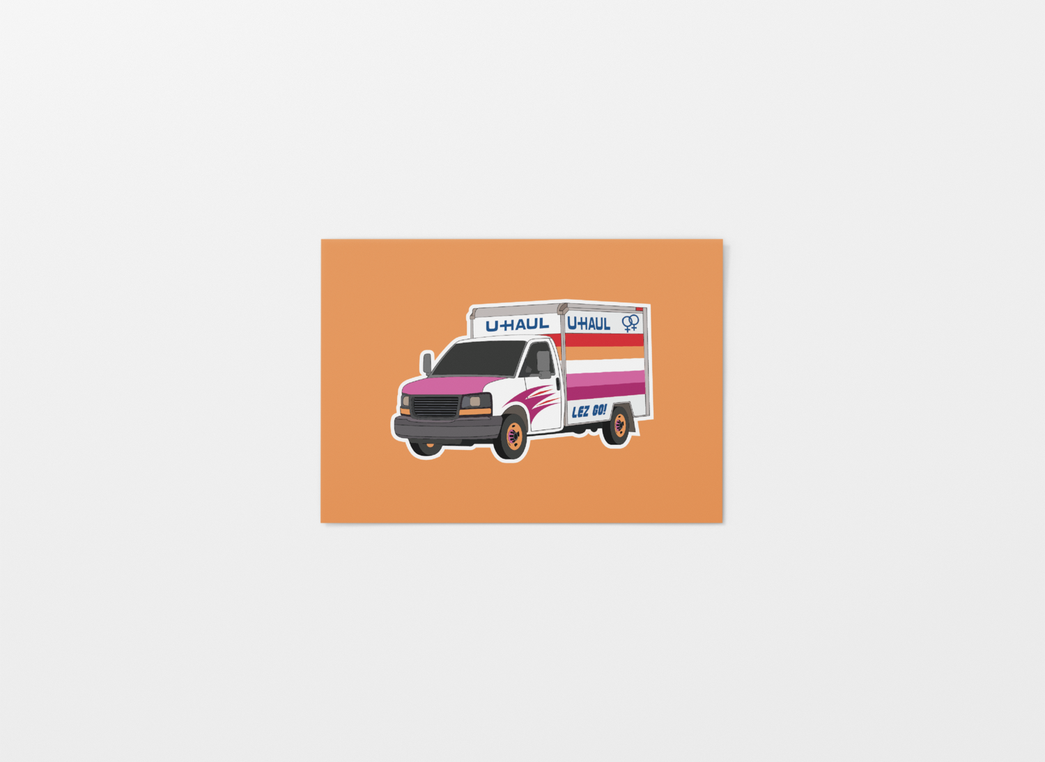 Lesbian Uhaul Postcard