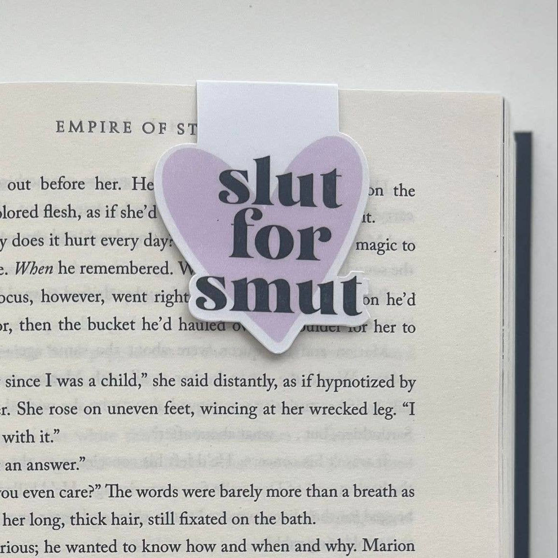 Slut For Smut Magnetic Bookmark