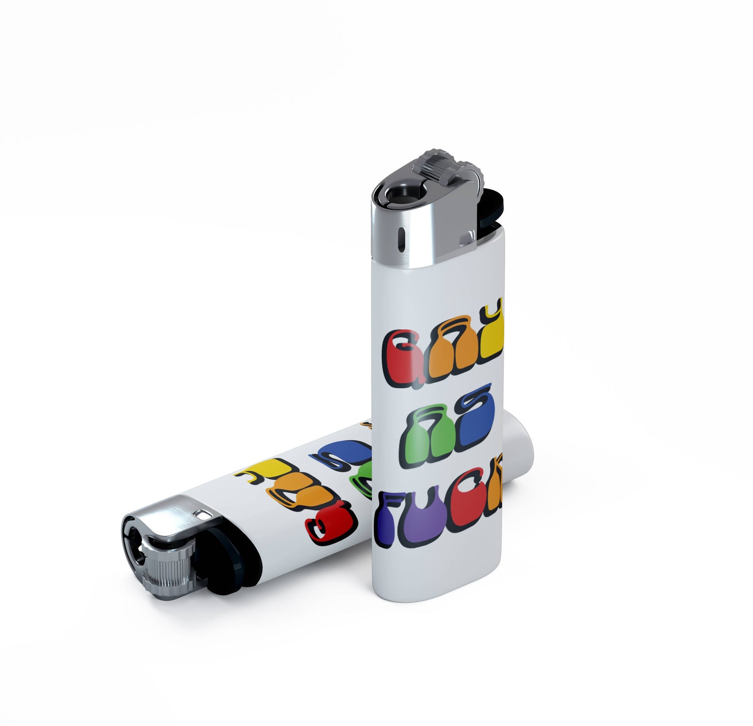 Gay As Fuck Rainbow Pride Lighter