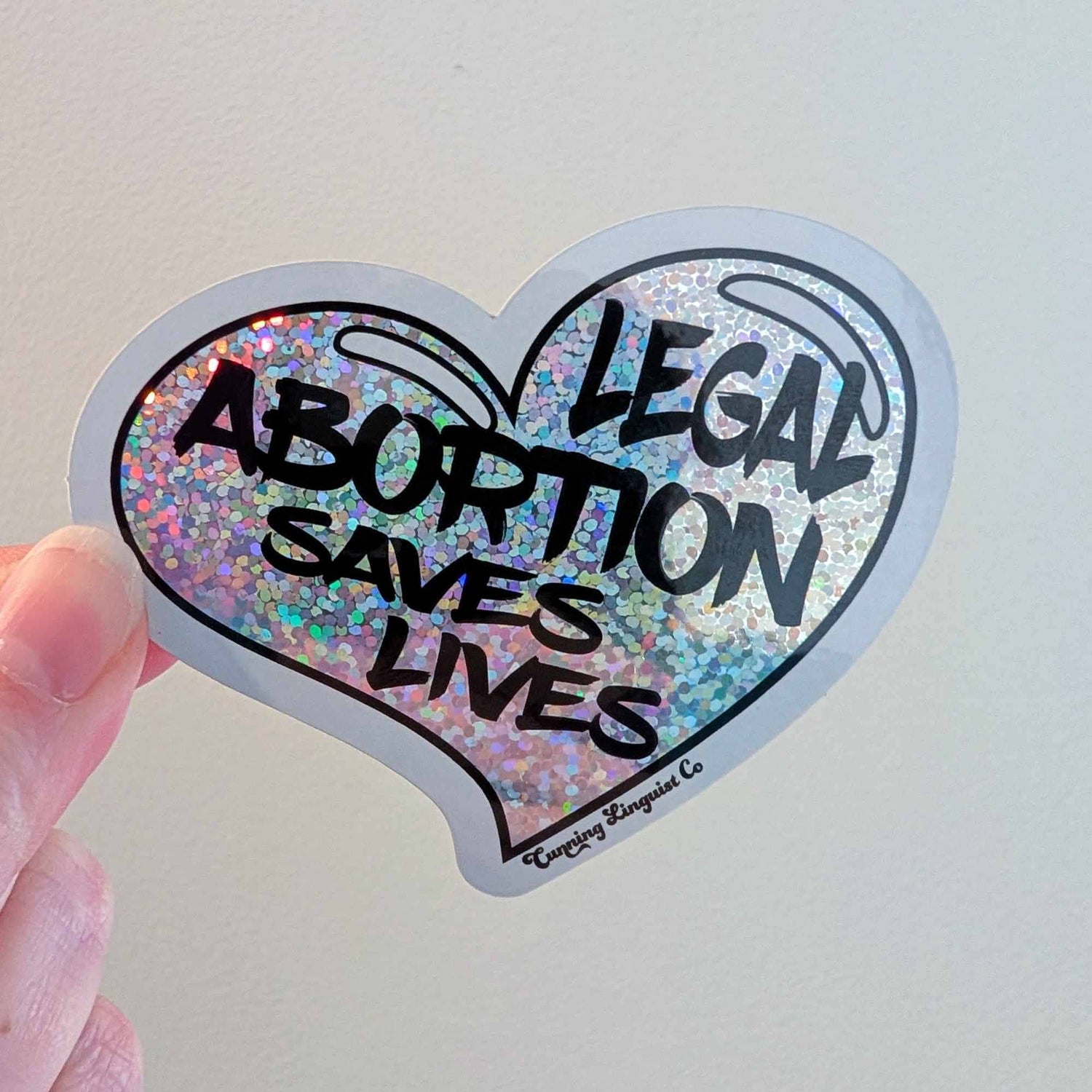 Legal Abortion Saves Lives Sticker