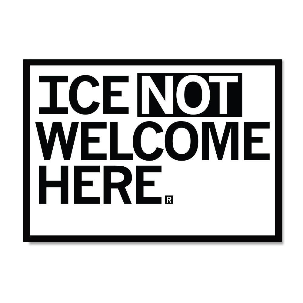 ICE Not Welcome Here Postcard