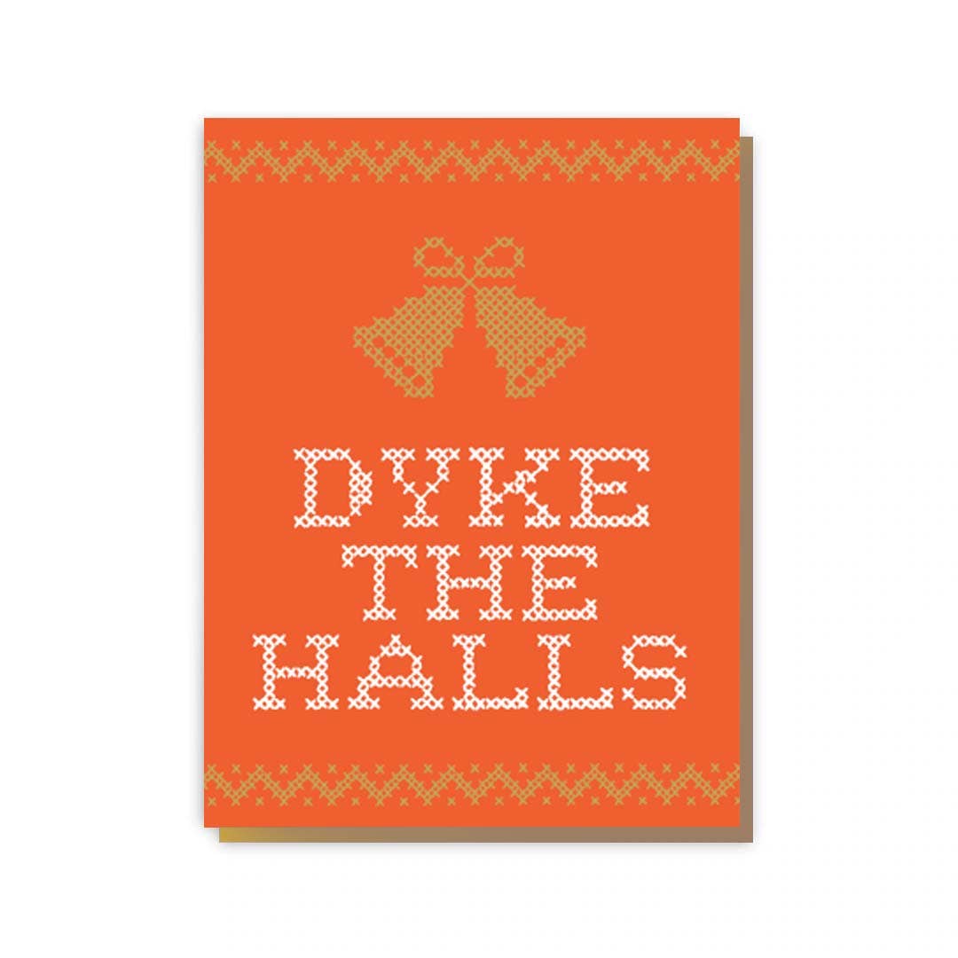 Dyke The Halls A2 Card
