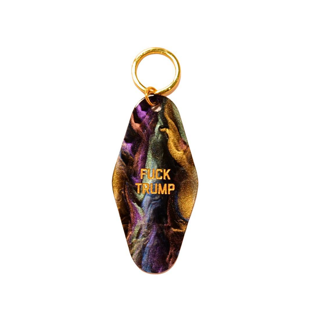 Fuck Trump Keychain