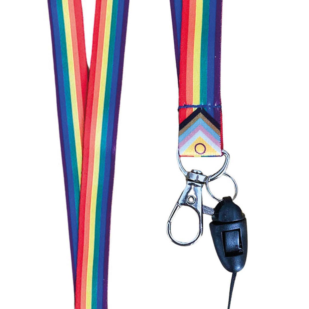 Intersex Inclusive Progress Pride Flag Lanyard