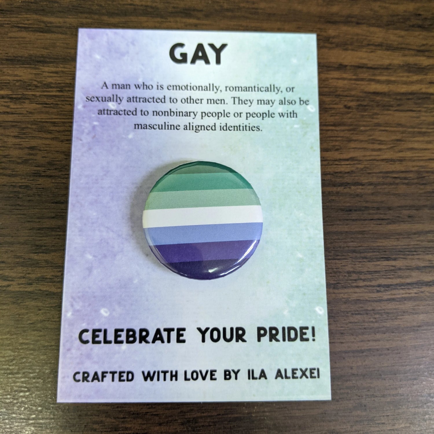 Gay Flag button