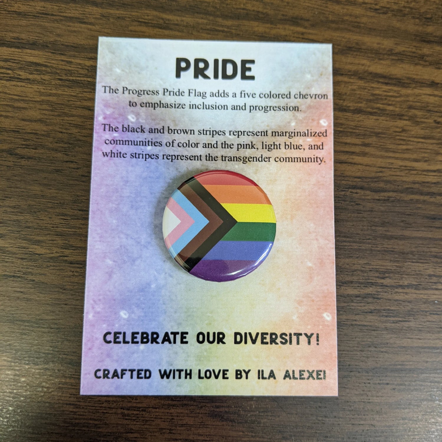 Pride Flag Button