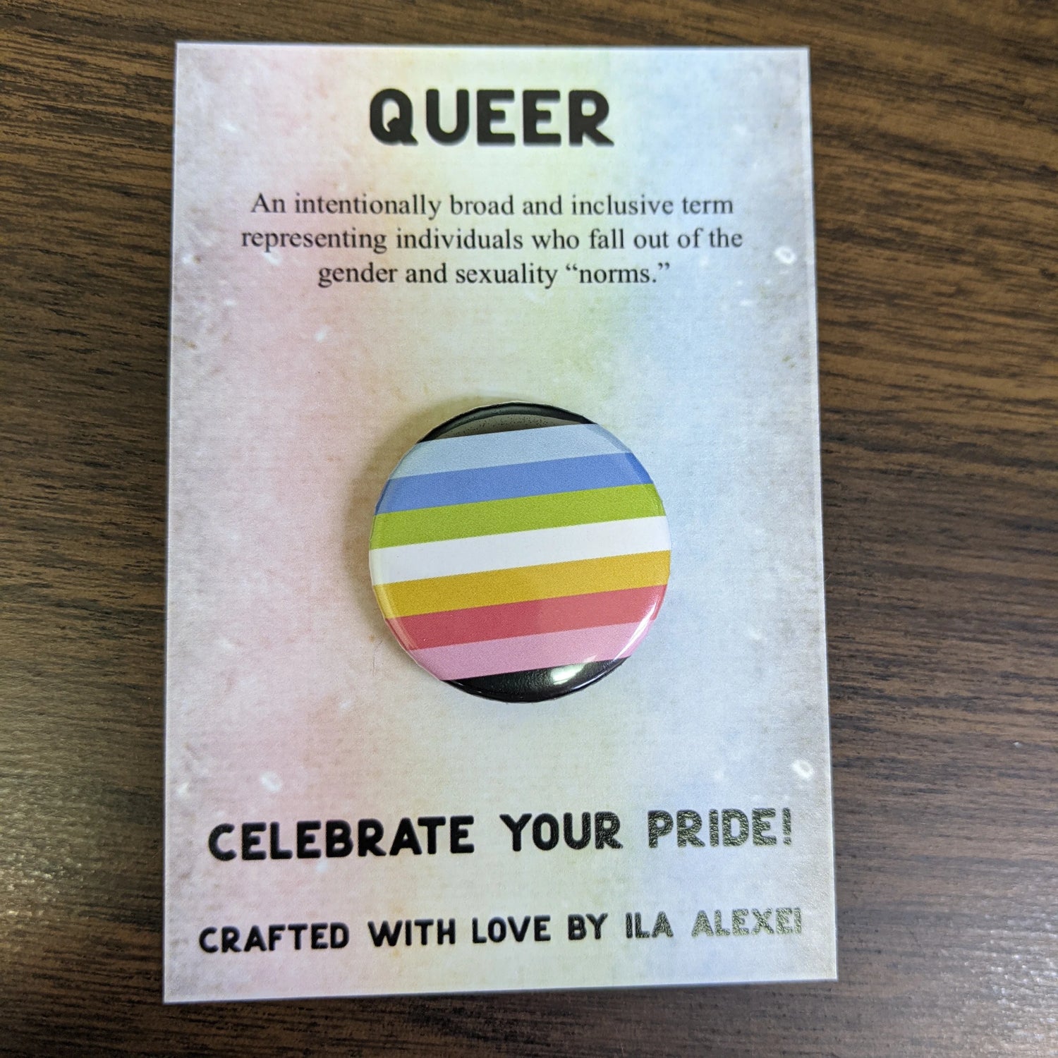 Queer Flag Button