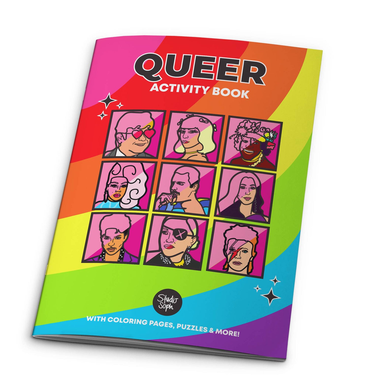 Queer LGBTQ+ Activity Coloring Book