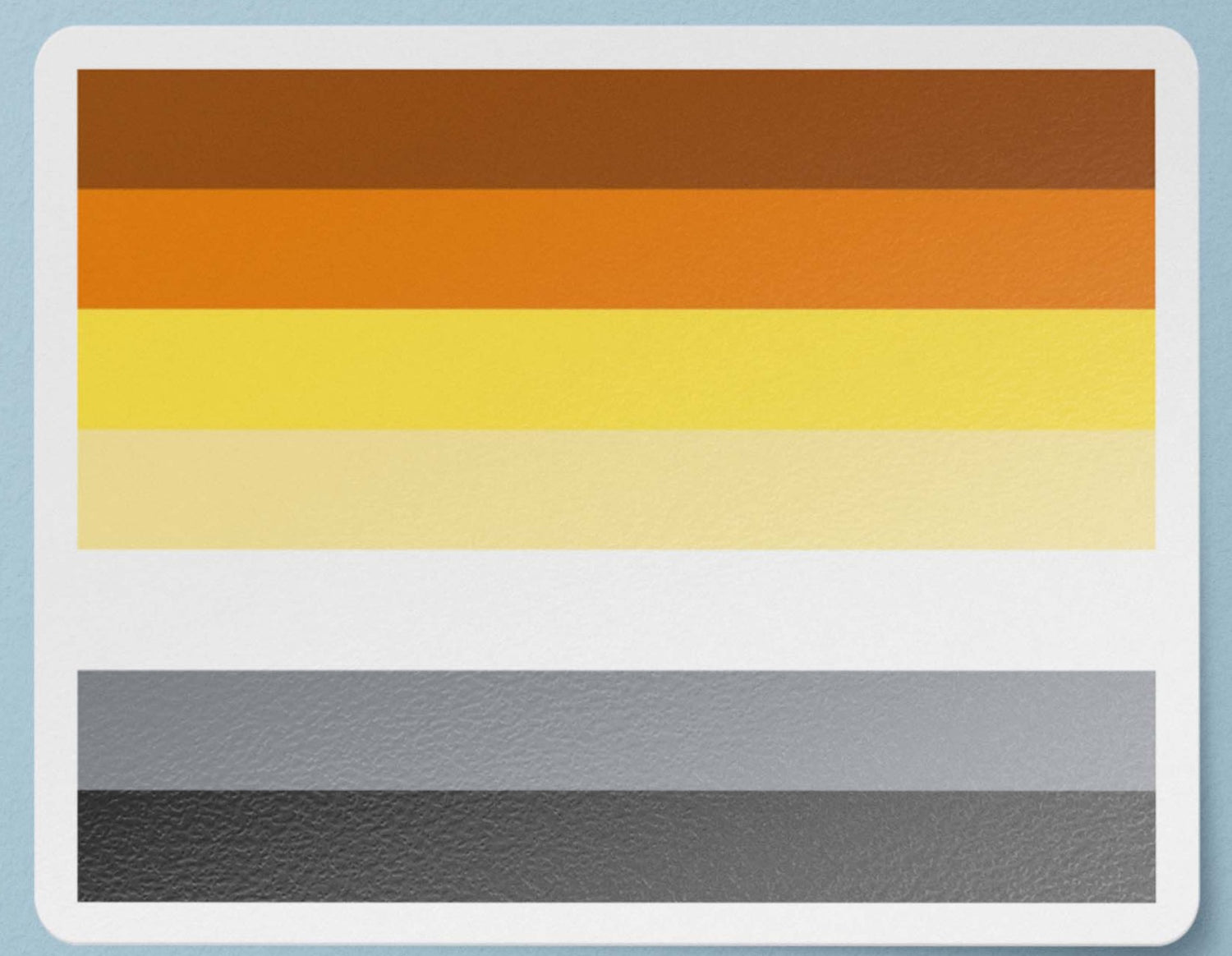 Gay Bear Pride Flag Sticker