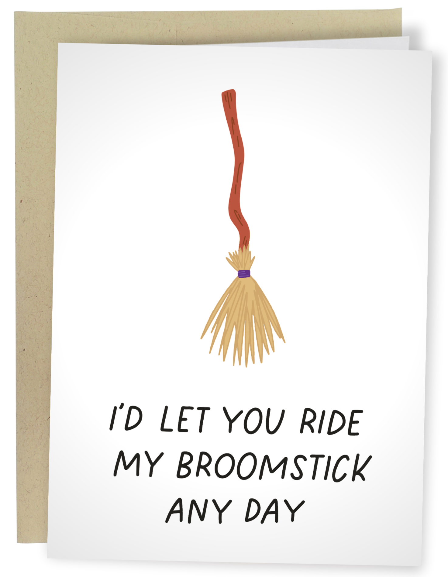 Ride My Broomstick Greeting Card