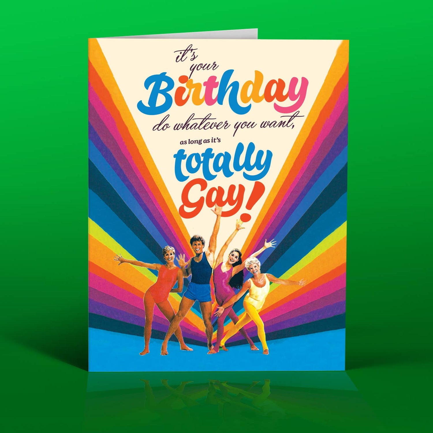 TOTALLY GAY! birthday card