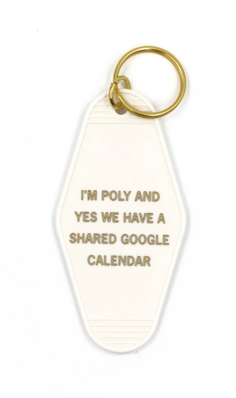 I'm Poly and Yes We Have a Shared Google Calendar Keychain