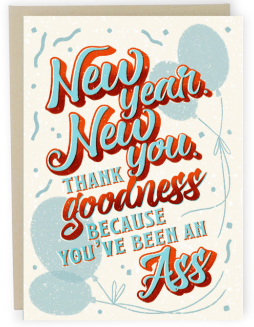 New Year New You Greeting Card
