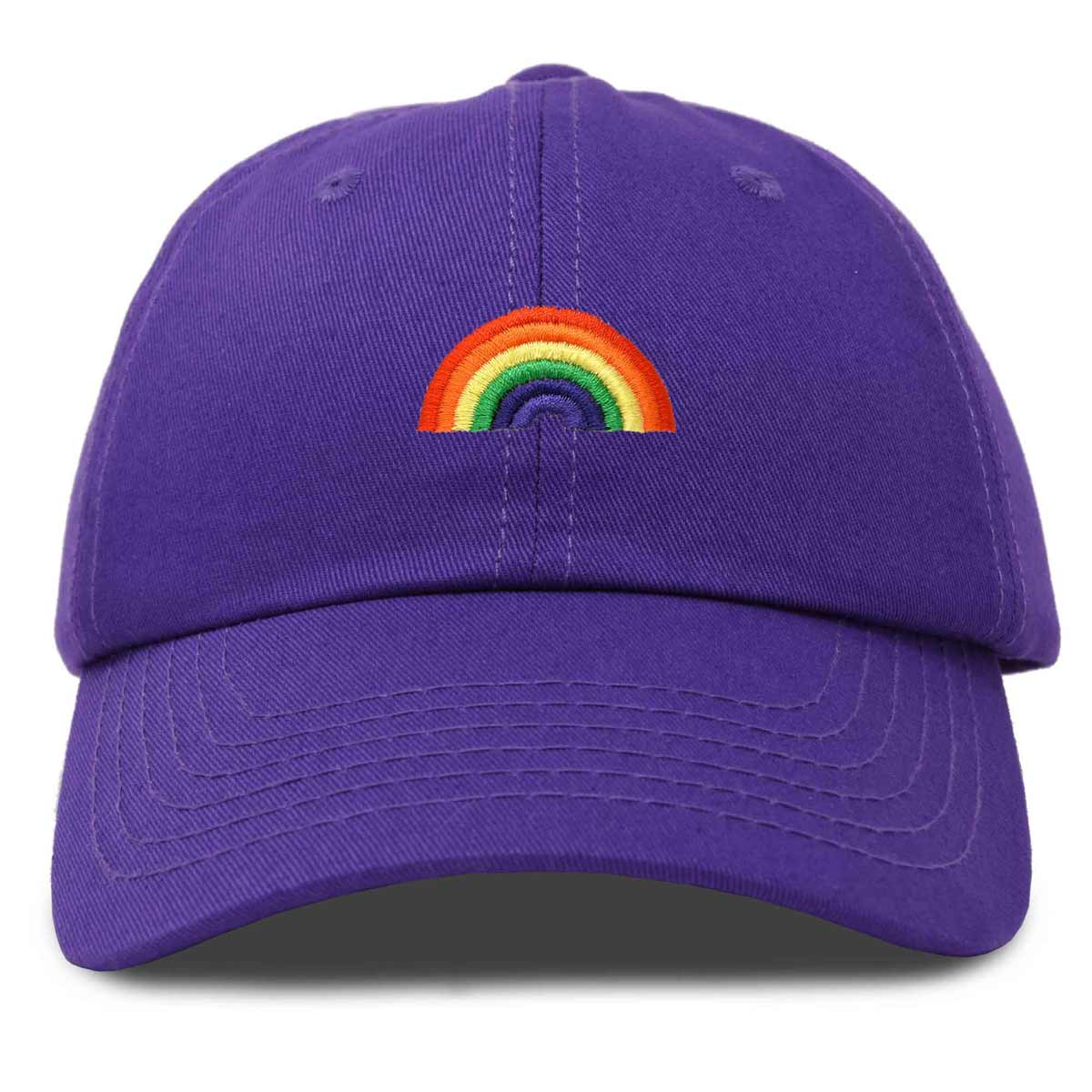 Rainbow Baseball Cap - Purple